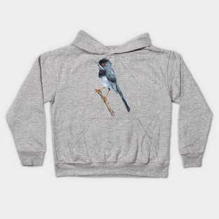 Rüppell's warbler Kids Hoodie